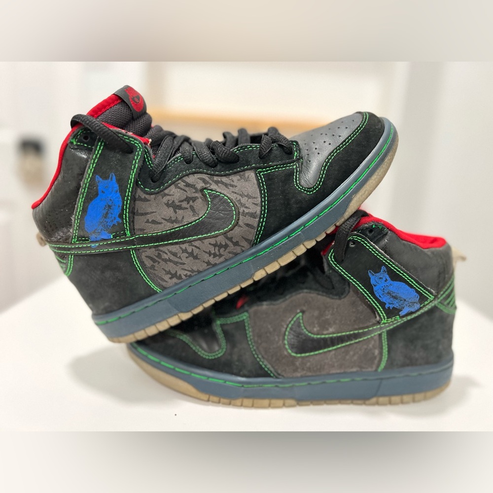Pre-Owned Nike Twin Peaks Dunk High SB 313171-006